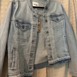 Kensie Faded Blue Denim Jacket